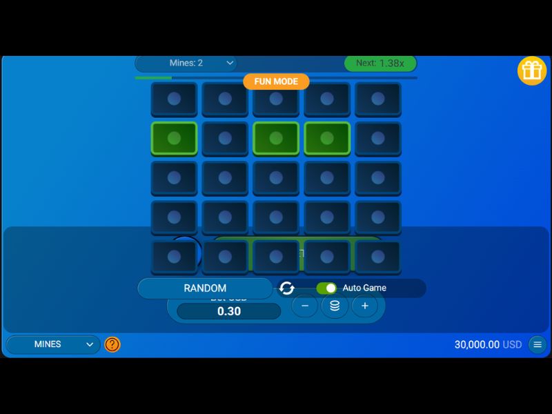 Çevrimiçi oyun Mines'in özellikleri