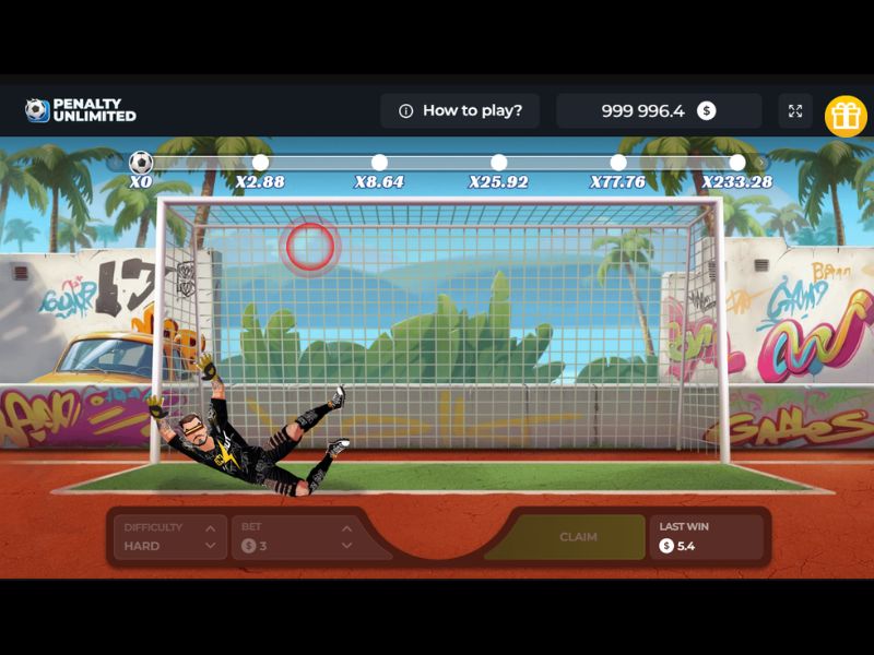 Características do jogo Penalty online