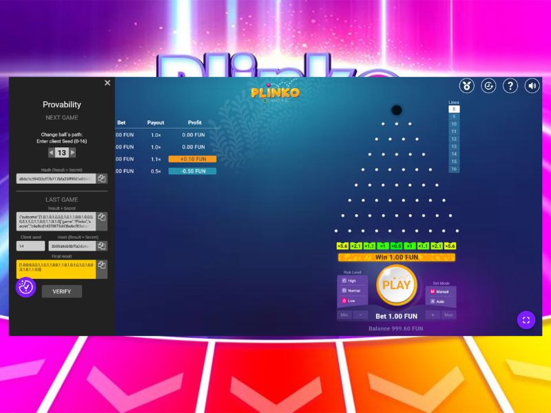 Estratégias para o jogo Plinko online